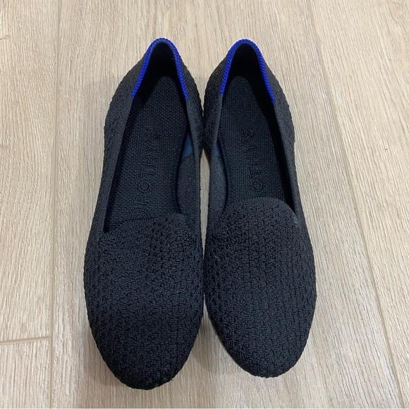 Rothy’s The Loafer Black Honeycomb Slip On Flats - Picture 1 of 7
